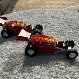 NWT Racing Champions ERTL High Roller Hot Rod Lowrider Dragster set of 2